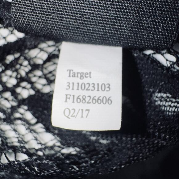 Who What Wear Black Medium Sheer Lace Ruffle Top Long Sleeve Whimsygoth Witchy - Picture 8 of 8